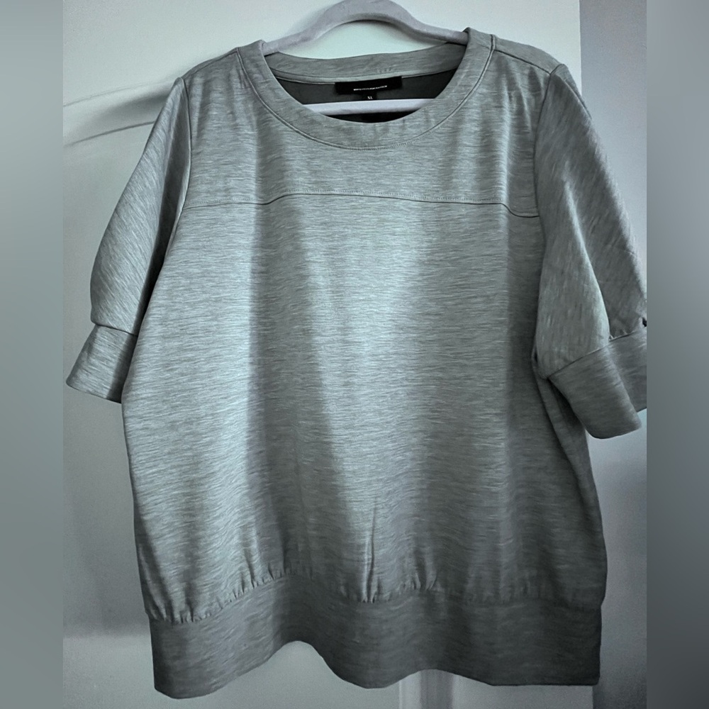 White House Black Market Light Gray Sweatshirt